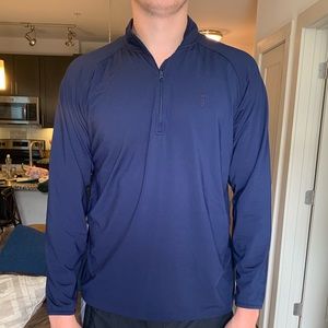 Navy Quarter Zip